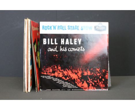 Vinyl -  9 mainly UK 1st pressing Rock N Roll albums to include Bill Haley And His Comets – Rock 'N Roll Stage Show (Original