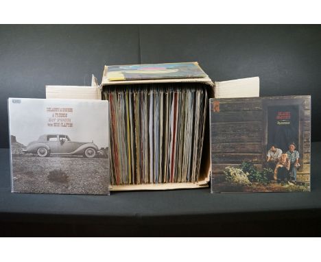 Vinyl - Over 70 rock &amp; pop LPs including Hawkwind, Delaney &amp; Bonnie, Cream, Steve Hillage, Jimi Hendrix, Curved Air, 