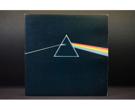Vinyl - Pink Floyd Dark Side Of The Moon on Harvest / EMI Records SHVL 804. Original UK 1st pressing with solid blue triangle
