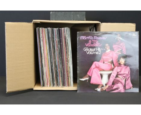 Vinyl - Approx 45 Soul / Motown LPs including Marvin Gaye, Michael Jackson, Diana Ross, Stevie Wonder, Smokey Robinson, Marth