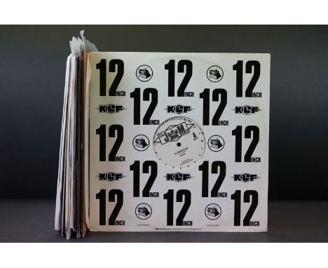 Vinyl - 16 Rock / Pop / Hip Hop test pressings and promo 12” singles to include The Justified Ancients Of Mu Mu, Robert Palme