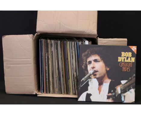 Vinyl - Approx 70 rock &amp; pop LPs including Gary Moore, Bob Dylan, The Kinks, The Byrds, Neil Young, Blodwyn Pig The Holli