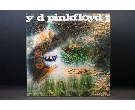 Vinyl - Pink Floyd A Saucerful Of Secrets on Columbia SCX 6258. 1968 UK 1st pressing Stereo, blue Columbia labels. Sleeve VG+