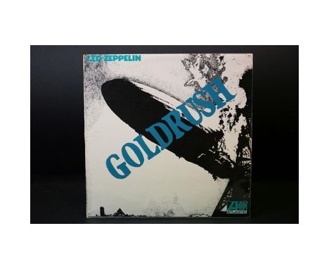 Vinyl - Led Zeppelin I self titled original UK 1st pressing on Atlantic Records 588 171. Turquoise lettering, fully laminated