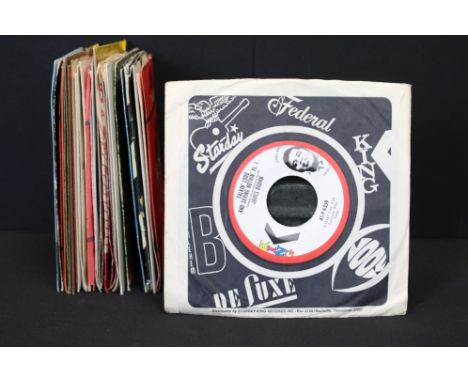 Vinyl - 27 singles by James Brown including many foreign pressings and early releases on London Records. including: Talkin' L
