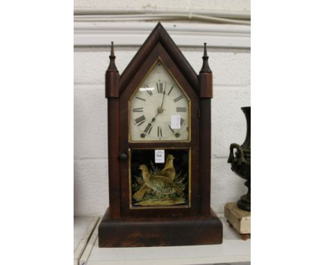 An American mantle clock.