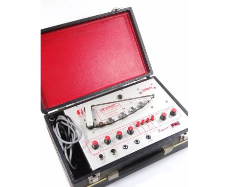 A WEM Copi Cat IC300 reel to reel recorder, in fitted case, with accessories, 40cm wide. 
