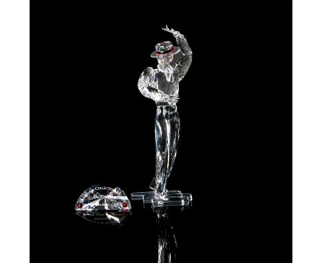 Part of the Magic of Dance trilogy. Highly detailed lead crystal figure of a dancing man. Accompanied with title plaque embos