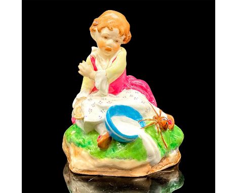 Nursery rhyme bone china in pink, white, and green coloration; glossy porcelain. Royal Worcester backstamp.Issued: 20th c.Dim