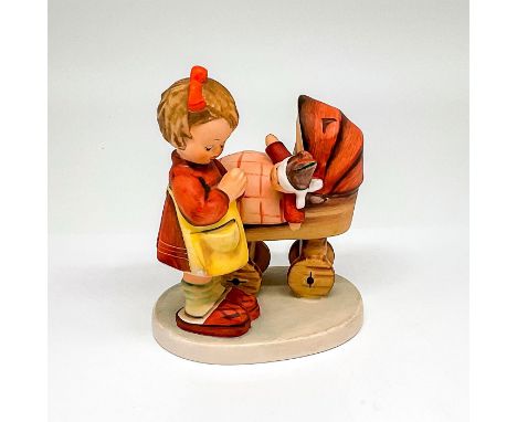 Adorable littel girl praying for her baby doll. Goebel backstamp. Artist: M.I. HummelDimensions: 3.5""L x 2.75""W x 4""HManuf