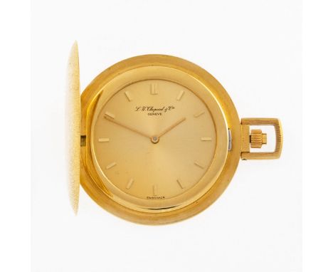 Chopard-FrackuhrFa. Chopard, Genève Schweiz. 1960er Jahre. 750/- Gelbgold, gestemp. Gewicht: 41,2 g. Im Deckel gepunzt: L.U.C