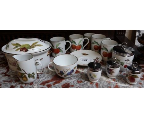 Collection of Royal Worcester Evesham pattern