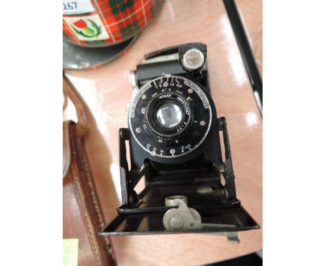 A Kodak Junior Six-20 folding camera in case