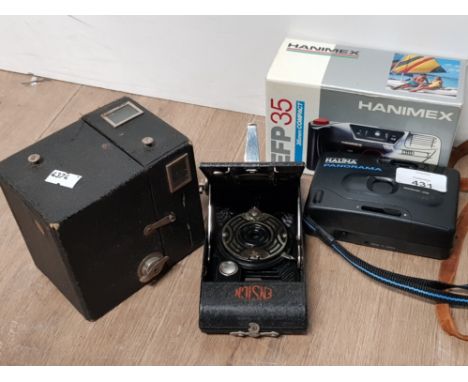 VINTAGE POCKET TWENTY ENSIGN CAMERA PLUS 3 OTHERS