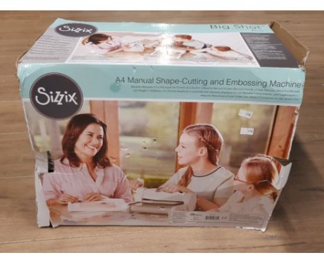 A4 MANUAL SHAPE CUTTING AND EMBOSSING MACHINE IN BOX