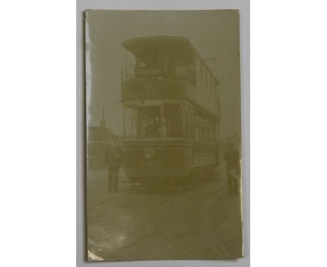 Tram 267, with staff, destination Fulwood  R/P    (1)