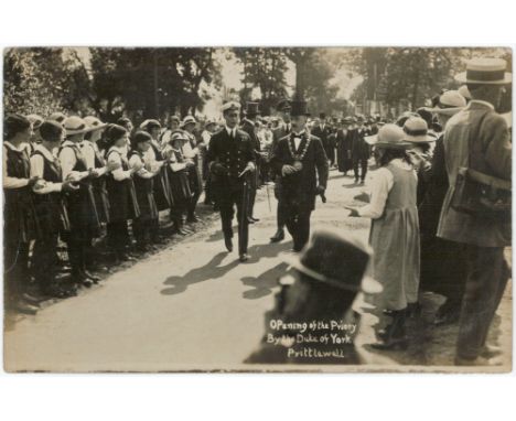 Duke of York opening Prittlewell Priory 1922 R/P    (1)