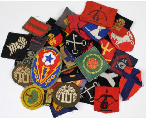 Formation Sign Badges - British Army WW2 and later (approx 50 + items)