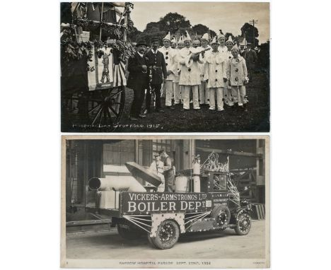 Hospital Days, Stotfold 1915 & Barrow 1934 R/P    (2)