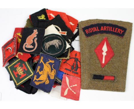 Formation Sign Badges - British Army WW2 and later (approx 50 + items)