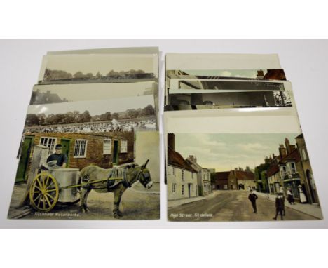 Titchfield, original collection of R/P's, events, donkey water cart, street scenes, etc must be viewed    (25)
