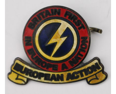 British Union of Fascists post war pin badge