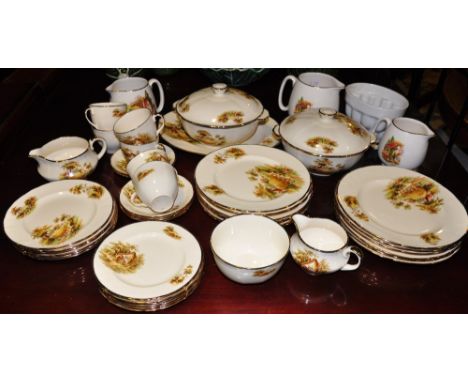 An extensive Alfred Meakin cottage pattern tea & dinner service