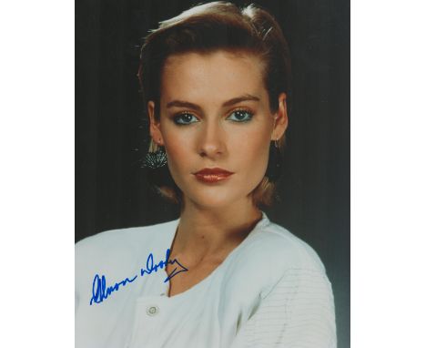 Alison Doody signed 10x8 Inch colour photo. Is an Irish actress and model. Good condition. All autographs come with a Certifi