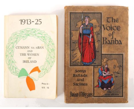 Conlon, Lil. Cumann na mBan and Women of Ireland 1913-25, Kilkenny People, 1969, first edition, printed paper wrappers. Cover