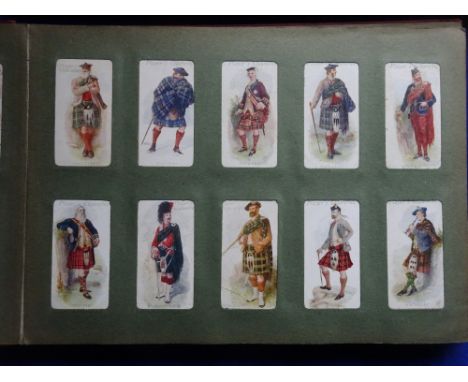 Cigarette cards, collection of cards in 3 vintage slip in albums, including sets John Player's Arms & Armour, Highland Clans,