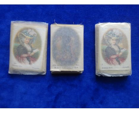 Cigarette card Silks, Godfrey Phillips BDV, 3 sets Old Masters set 5A 1-60, set 3A 1-40 & set 5 101-120  (some minimal frayin