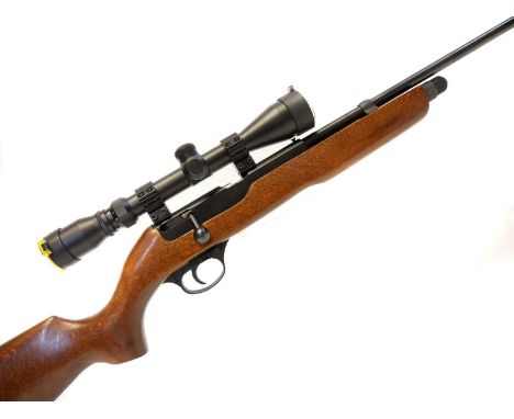 Sportsmarketing XS501 Rabbit Destroyer .22 Air Rifle, 20 inch barrel, no serial number, fitted with Richter Optik 3-9x40 scop