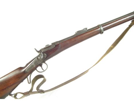Werndl M.1867 11 x 42R rifle, 33inch barrel fitted with folding ladder sight and bayonet lug, rotating breech block and back 