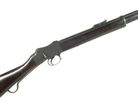Deactivated Martini Henry 577/450 MkIV, smooth bored, with 32 inch barrel fitted with ladder sight, the action with VR 1887 d