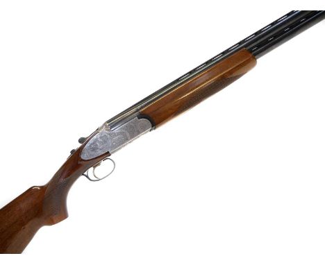 Rizzini 12 bore over and under shotgun, 28 inch multichoke barrels with only two choke tubes (full and 3/4) present and no ke