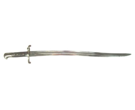 1856 Enfield rifle yataghan bayonet.71cm long 