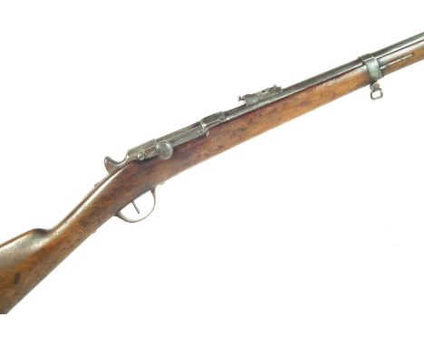 French M.1866 Chassepot 11mm needle fire bolt action rifle, 32inch barrel fitted with folding sight and bayonet lug, serial n