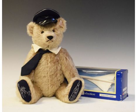 Steiff - Captain Concorde (00567), 32cm high, together with Corgi Collection BA Concorde (boxed)  