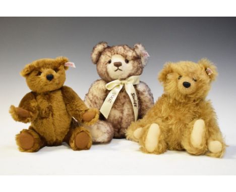 Steiff - Three limited edition Steiff bears comprising of 02280, Theodore Bear (01772) and QVC Year bear (00137)  