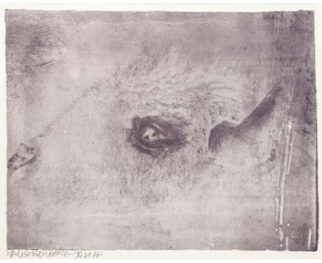 UNIT (BUFFALO) (SPARKS 41; FOSTER 105)Photolithograph printed in grayish-purple, 1969, on wove paper, signed, dated and numbe