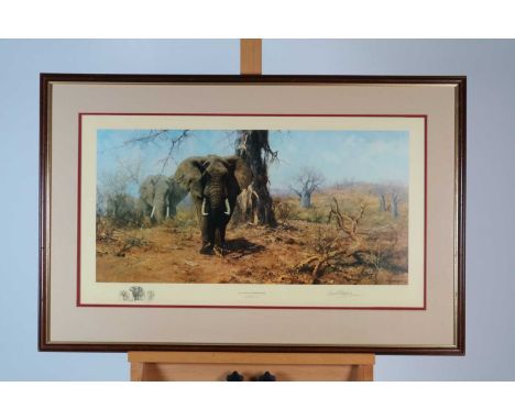 David Shepherd (1931-2017), Lone Wanderers of the Arctic 1988, signed bottom right, numbered 784/1500, label verso and origin