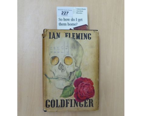 Book: 'Goldfinger' by Ian Fleming, First Edition with a dust jacket, published by Jonathan Cape  1959       OS2