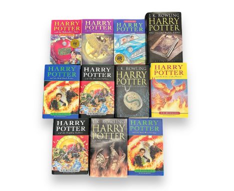 ROWLING, J.K. Range of various hardback First Edition UK print Harry Potter novels to include; Harry Potter and the Order of 