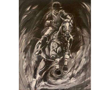 Debbie Harris (British, b.1973), ‘ Charge ‘ large-scale limited edition print, edition 1/150. Signed lower left, numbered low