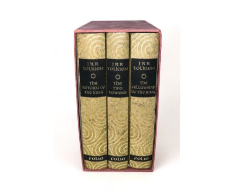 TOLKIEN, J.R.R. The Lord of The Rings trilogy by J. R. R. Tolkien for the Folio Society [1977]. Published by The Folio Societ