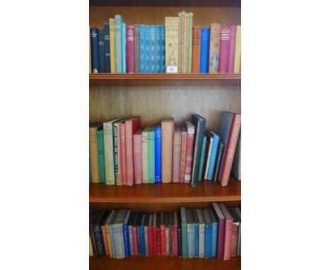 Three shelves of early 20th century and later hardback books to include 'Tales of English Castles and Manors' by Elizabeth W.