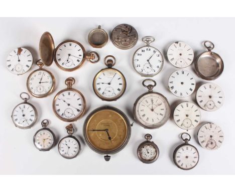 A minute repeating keyless wind strut/travelling clock movement, the jewelled lever movement detailed 'C.B. Baillot, Swiss', 