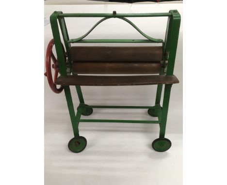 A child's mangle and a vintage Grand Prix bagatelle (2).