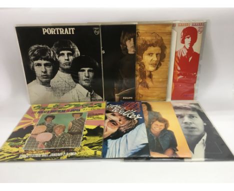 A collection of Scott Walker and Walker Brothers LPs including three signed by BJ Cole, guitarist on some of these LPs - NO R