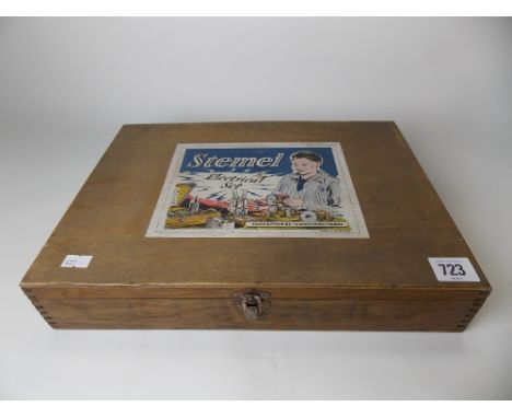 Vintage Stemel electrical set within original fitted box and with manual of instructions.